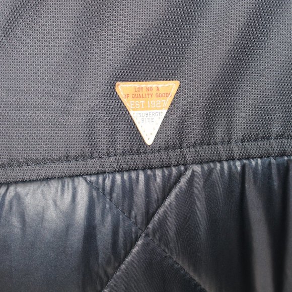 Lindbergh Quilted Field Puffer Men's 3XL XXXL Blue L/S Heavyweight Jacket Coat - Picture 5 of 14